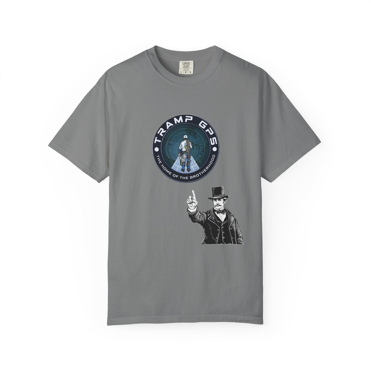 Tramp GPS T-Shirt — Vintage Hobo Travel Graphic Tee