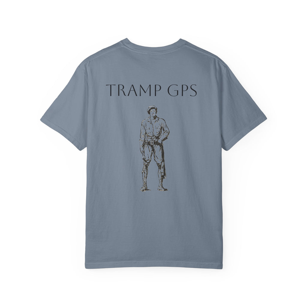 Tramp GPS T-Shirt — Vintage Hobo Travel Graphic Tee