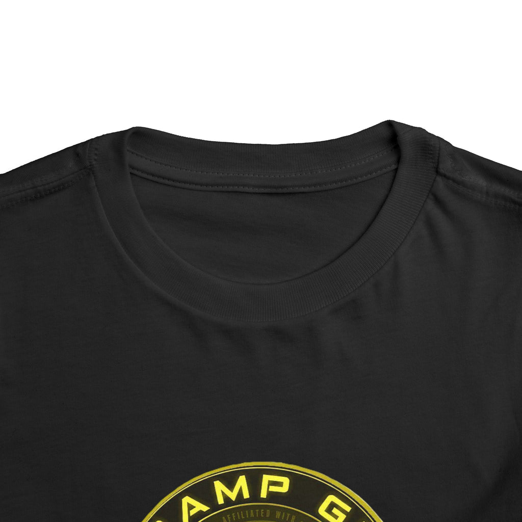 Toddler Tee — "Tramp GPS" Gold Coin Graphic Kids Shirt