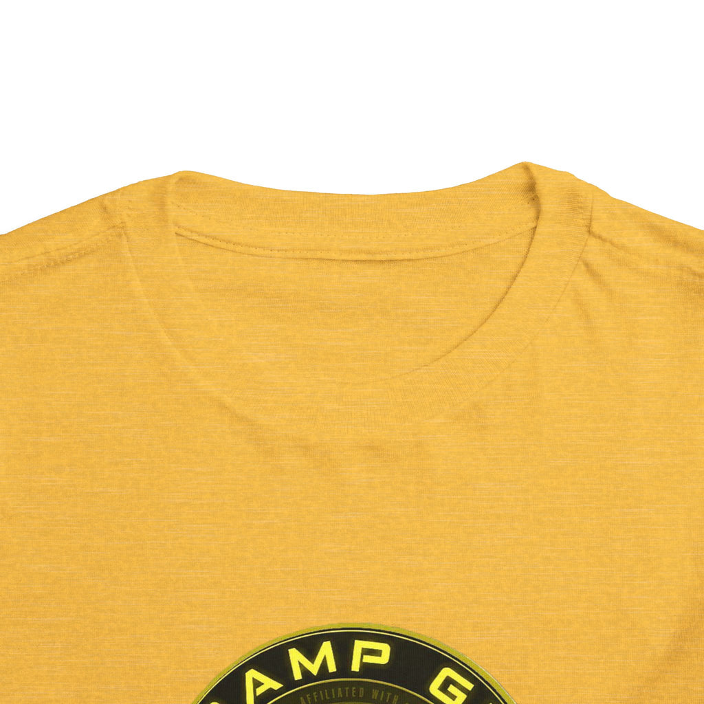 Toddler Tee — "Tramp GPS" Gold Coin Graphic Kids Shirt