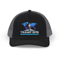 Trucker Cap — Tramp GPS Adventure Logo Hat (World Map, Outdoor Travel Snapback)