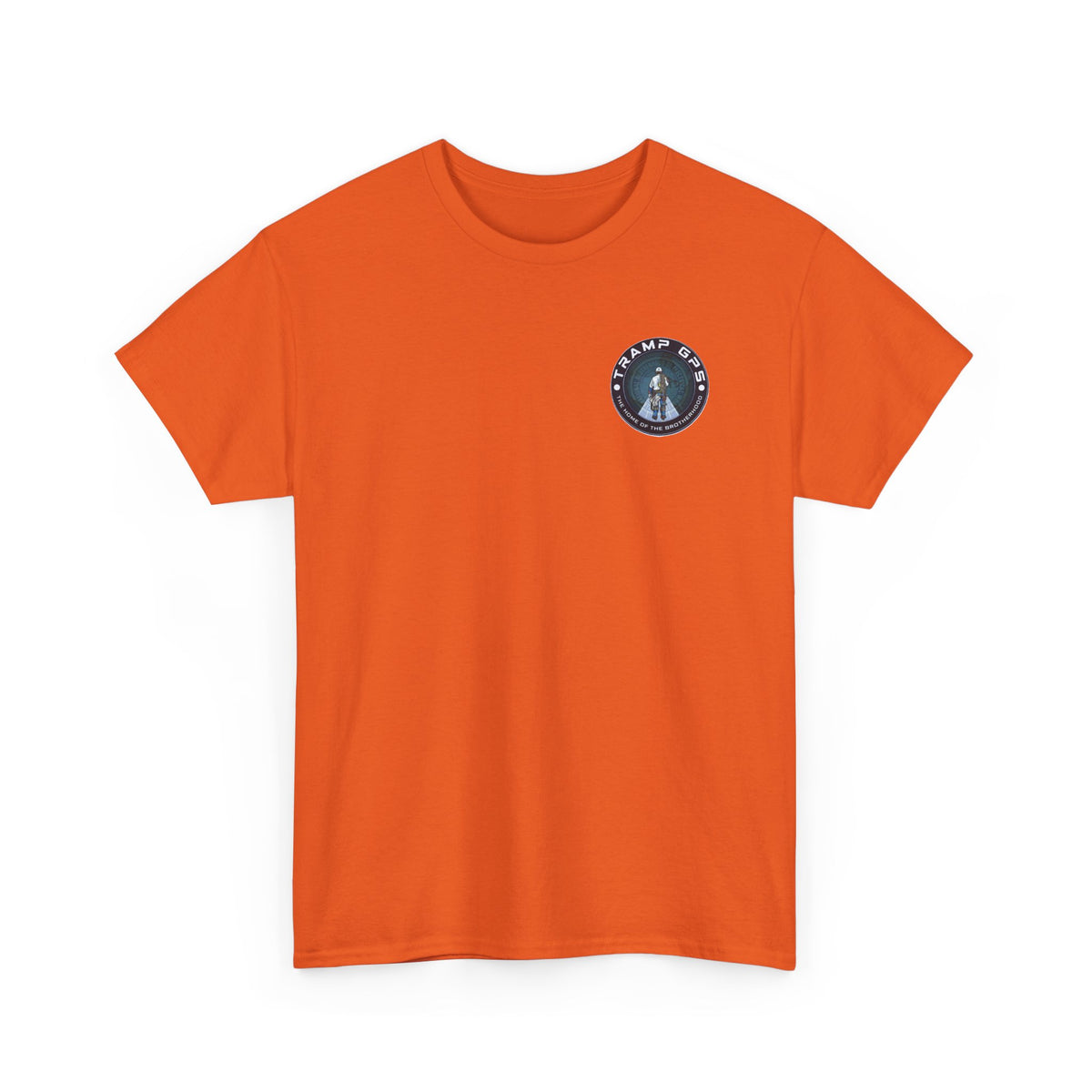 Tramp GPS Graphic Tee — World Map Adventure Travel T-Shirt