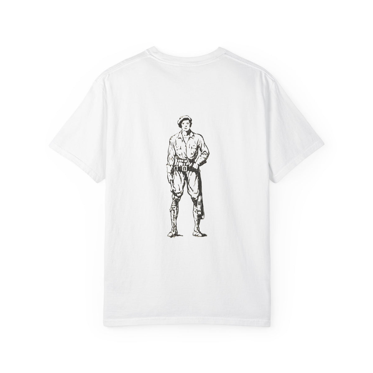 Tramp GPS Retro Patch T‑Shirt — Vintage Adventure Graphic Tee
