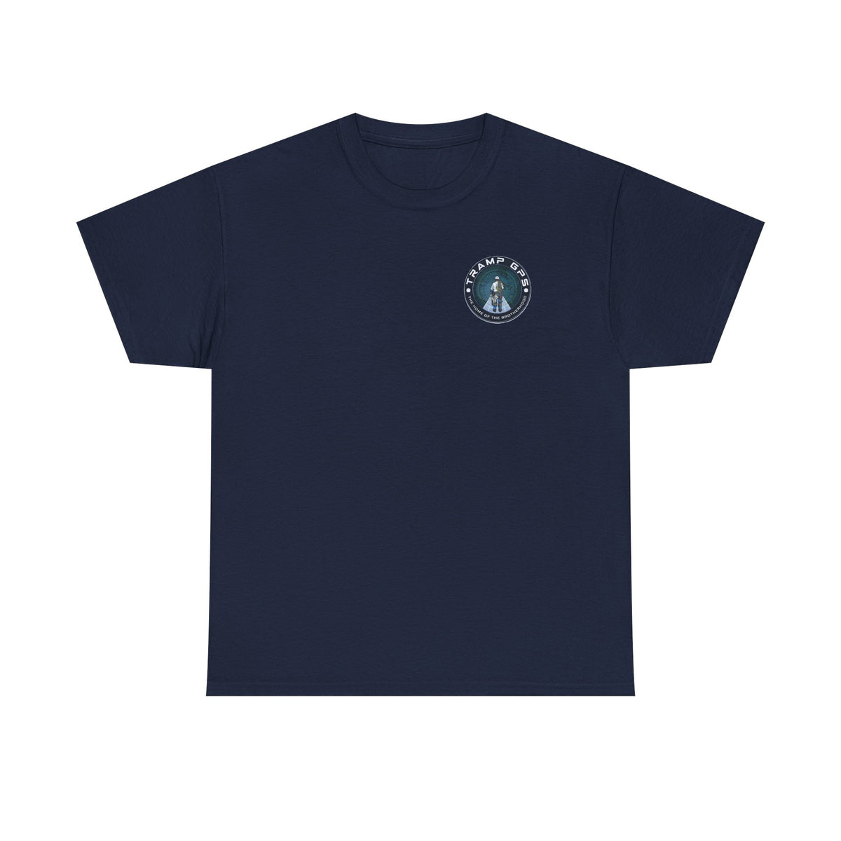 Tramp GPS Graphic Tee — World Map Adventure Travel T-Shirt