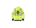 High-Visibility Insulated Bomber Jacket — ANSI Class 3 Waterproof Safety Jacket with Reflective Stripes