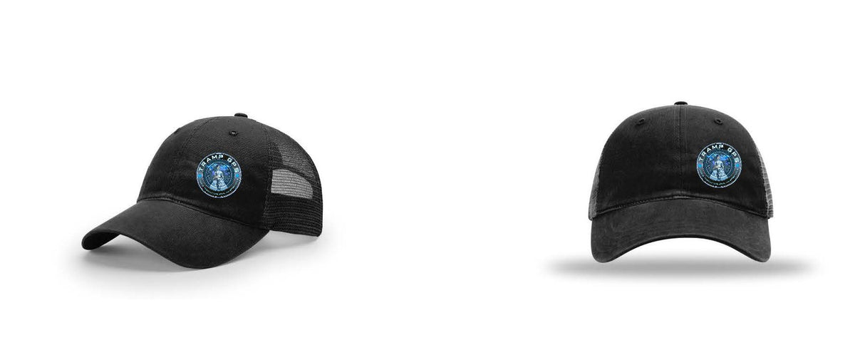 Trucker Hat — Tramp GPS Patch Washed Mesh Cap